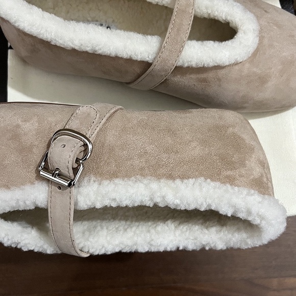 Alaïa Fleece-Lined Mary Jane Shoes Size EU 38 - Picture 5 of 9